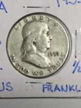 1955 P Franklin Half Dollar