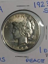 1923 S Peace Dollar