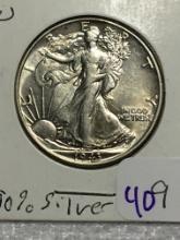 1943-p Walking Liberty Half Dollar