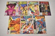 Seven Marvel Excalibur Comics