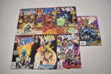 Seven Marvel X-Men Comics
