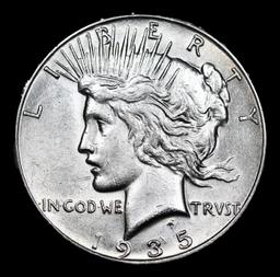 1935-s Peace Dollar 1 Grades Select Unc