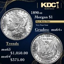 1890-o Morgan Dollar $1 Grades Choice+ Unc