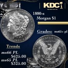 1880-s Morgan Dollar 1 Grades GEM+ PL
