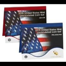 2015 U.S. Mint Uncirculated 28 Coin Mint Set