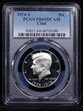 Proof ***Auction Highlight*** PCGS 1976-s Clad Kennedy Half Dollar 50c Graded pr69 dcam By PCGS (fc)