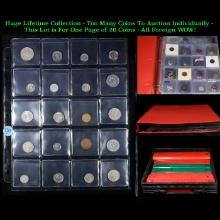 20 Great Coins of the World, hand selected, many trend high, every lot guaranteed to contain Silver.