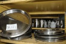 Stainless Round Serving Trays