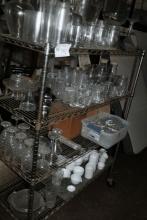 18x48 4 Shelf Rack with Content of All Glasses