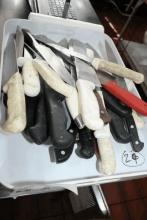 Assorted Chef & Bread Knives