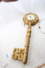 Old Fitzgerald Whiskey Lanshire Skeleton Key Clock