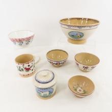 Nicholas Mosse pottery bowls, sugar, mug