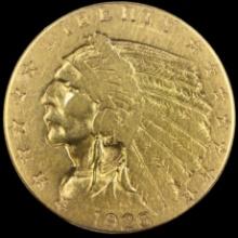 1926 U.S. $2 1/2 Indian head gold coin