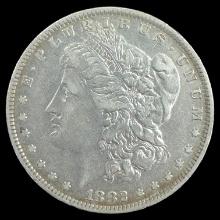 1882-O/S U.S. Morgan silver dollar