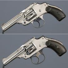 Two Smith & Wesson Safety Hammerless Double Action Revolvers