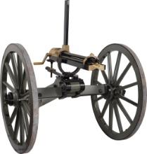 Modern Battery Gun Co. 1862 Gatling Gun with Carriage and Tripod