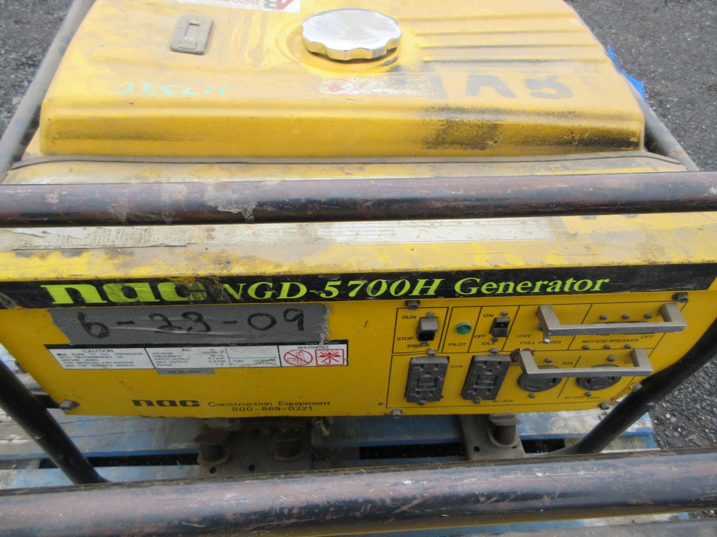 (1) NAC NGD5700H Generator,