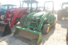 JD 3720 ROPS 4WD W/ LDR AND BUCKET
