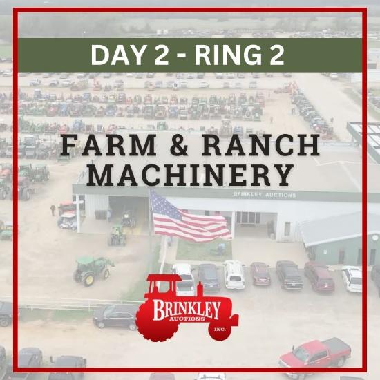 Day 2 Ring 2 Farm & Ranch Machinery