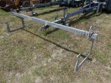 2014 PAUS aluminum long-material fork trailer crane att