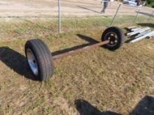 Trailor Axle with 2 Tires