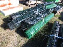 Pallet of 7 rolls of PVC fence