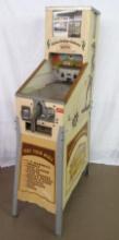 Vintage Johnstown Products "Silver Dollar Saloon" 25 Cent Shooting Skill Game/ Candy Machine