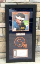 Outstanding Framed & Matted Signed Walter Payton Auto PSA/DNA