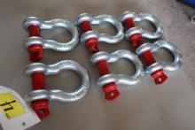 Screw Pin Anchor Shackles (6) (Unused)