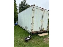 20' Aluminum Insulated Reefer Truck Box with Reefer - Including Contents