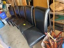 5 Leather Chairs