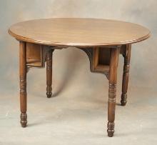 Original antique quarter sawn oak Saloon Table with cast iron beer pockets, patent date Feb. 15, 188
