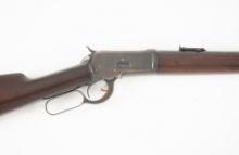 Winchester Model 1892 SRC, .32/20 caliber, SN 994008, manufactured 1928, blue finish, 20" round  bar