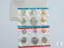 1971 US Mint UNC Coin Set - P&D