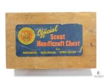 Boy Scouts of America Official Scout Handicraft Chest - Wooden