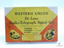Brumberger Western Union De Luxe Radio - Telegraph - Signal Set