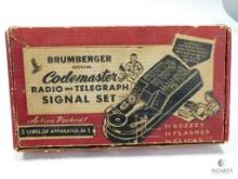 Brumberger Official Codemaster Radio - Telegraph - Signal Set