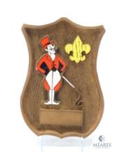 Scout Showman Wooden Plaque