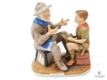 Scout Memories - Ceramic Figure - Norman Rockwell