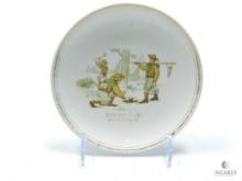 1910's Boy Scout Advertising Plate - "Compliments of Simaner Bros., Spring Grove, Illinois"