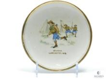 1910's Boy Scout Advertising Plate - "Souvenir of Lancaster, Wisconsin"