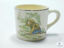 1920's British Ceramic Mug - Stalking Scout