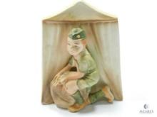 Boy Scout Ceramic Figure