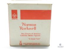 Boy Scouts of America Calendar Series Figurine - "A Good Turn" - Norman Rockwell