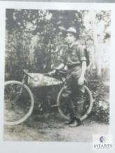 Boy Scout with Boy Scouts Bike Picture