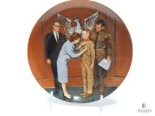 1965 Boy Scouts of America - "A Great Moment" - Norman Rockwell - Ceramic Plate