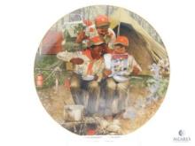 1985 Boy Scouts of America - It's A Boys' Life - Treasure Masters - Ceramic Plate