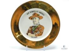 Lord Baden-Powell of Gilwell 1857-1941 Chief Scout of the World Ceramic Plate