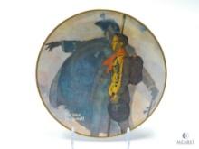 1932 Boy Scouts of America Calendar - "A Scout is Loyal" - Norman Rockwell - Ceramic Plate
