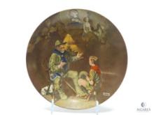 1990 Boy Scouts of America - "The Old Scout" - Norman Rockwell - Ceramic Plate